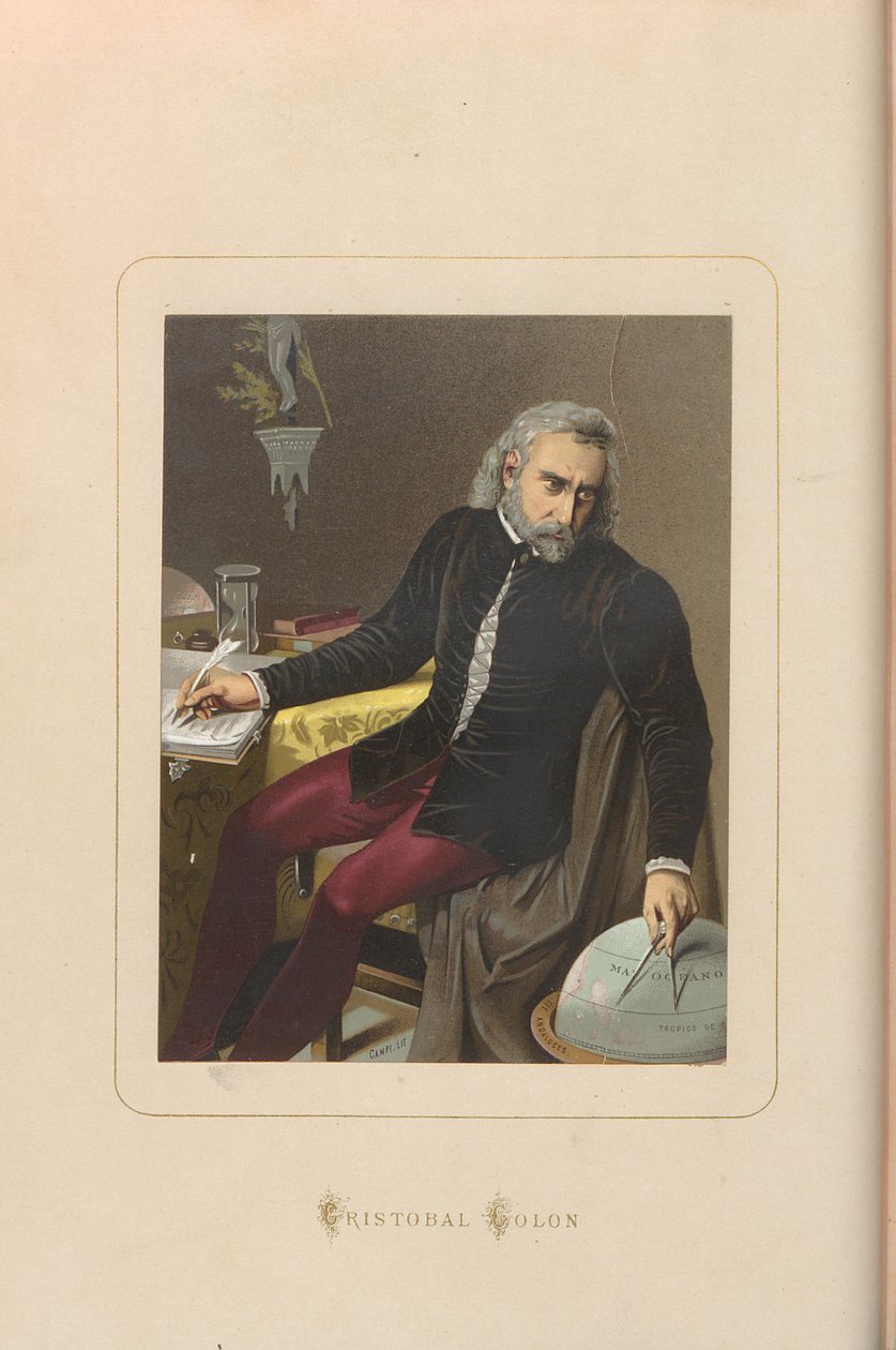 Christopher Columbus. Ur: Berömda män och kvinnor genom tiderna av Juan Landa, 1875-187 av Unbekannt