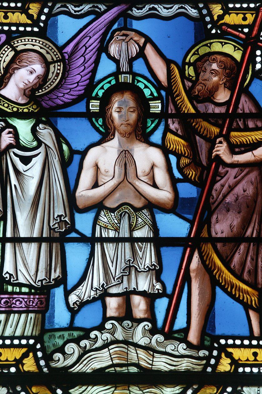 Kristi dop Paray le Monial basilikan, Paray le Monial, Frankrike av Unbekannt