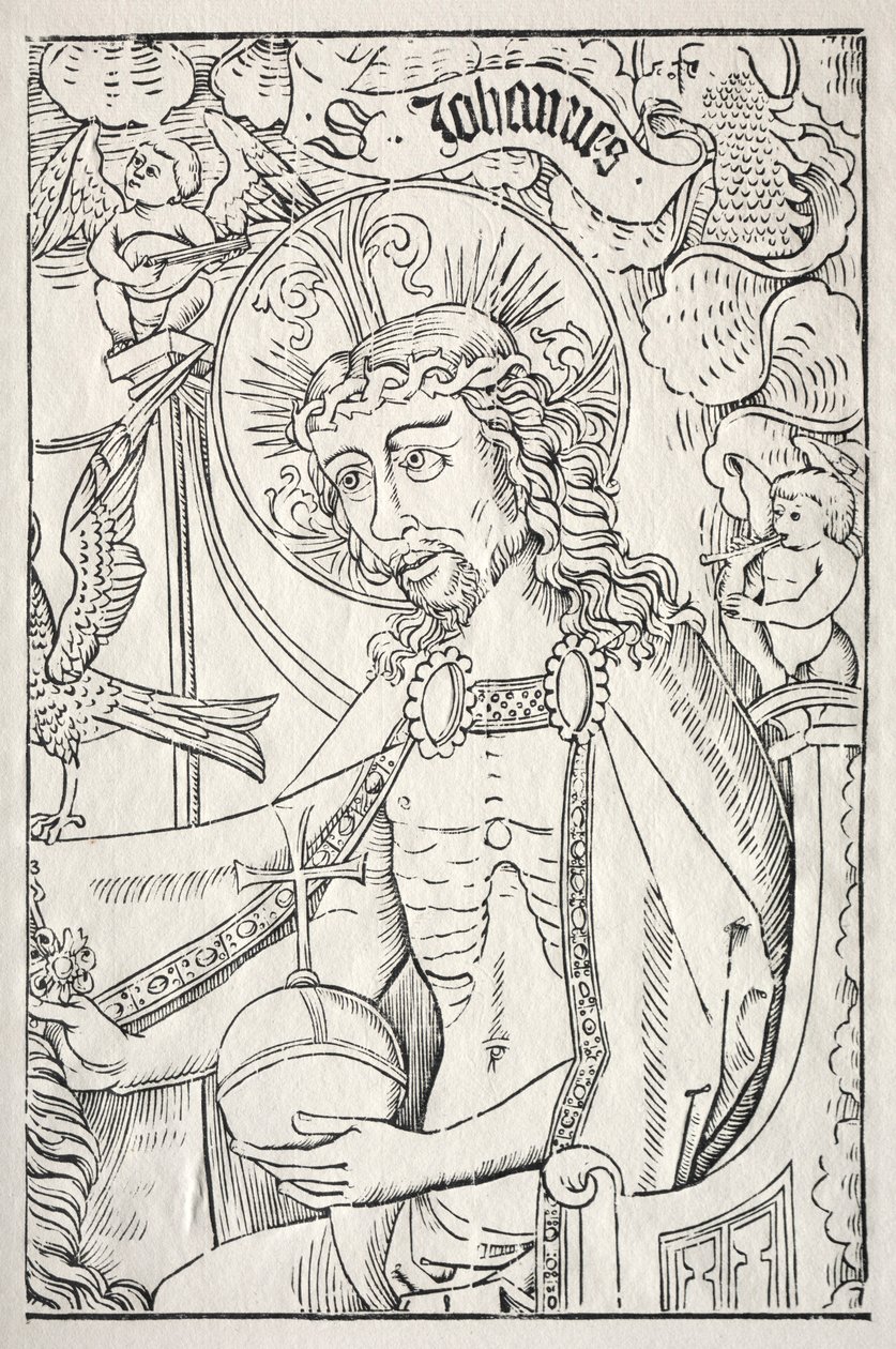Kristus i halva längden, ca. 1480. av Unbekannt