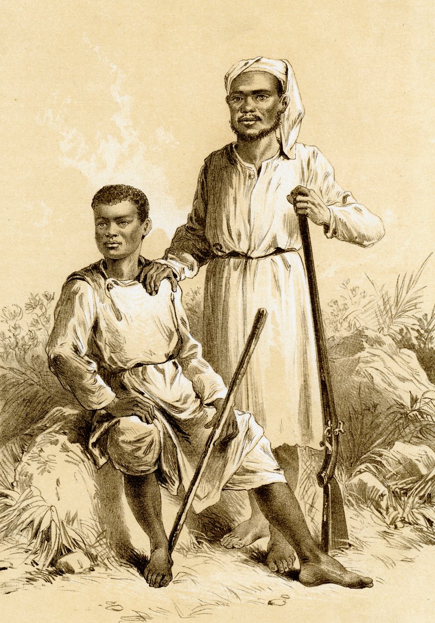 Chuma och Susi, 1800-talet av Unbekannt