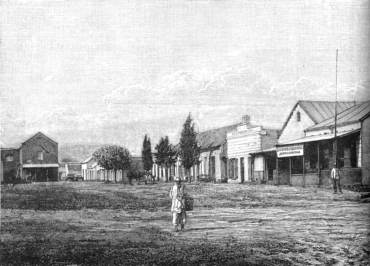 Church Square, Pretoria, c1880-talet av Unbekannt