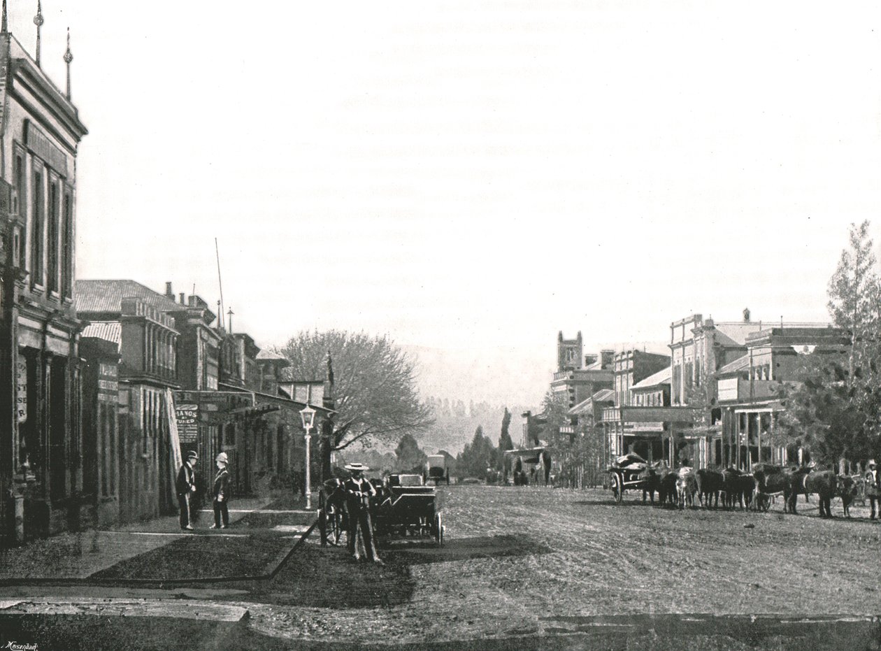 Church Street, Maritzburg, Sydafrika, 1895. av Unbekannt