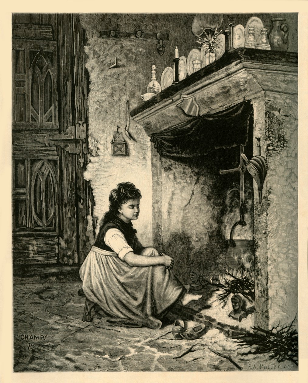 Askungen, 1883. av Unbekannt