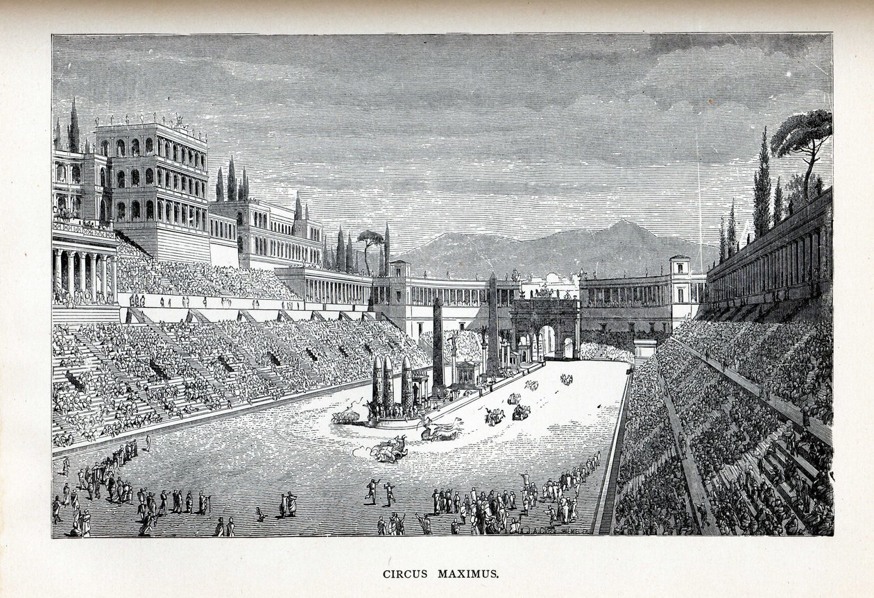 Circus Maximus, 1882 av Unbekannt
