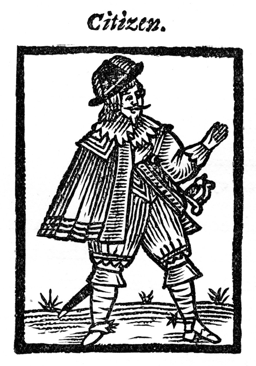 Medborgare, 1641, 1910 av Unbekannt