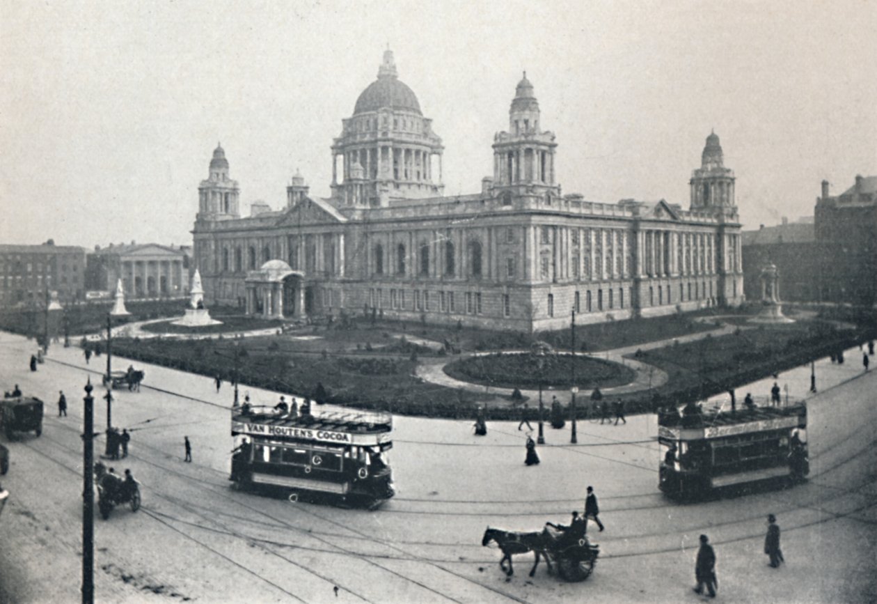 Stadshuset, Belfast, 1917 av Unbekannt