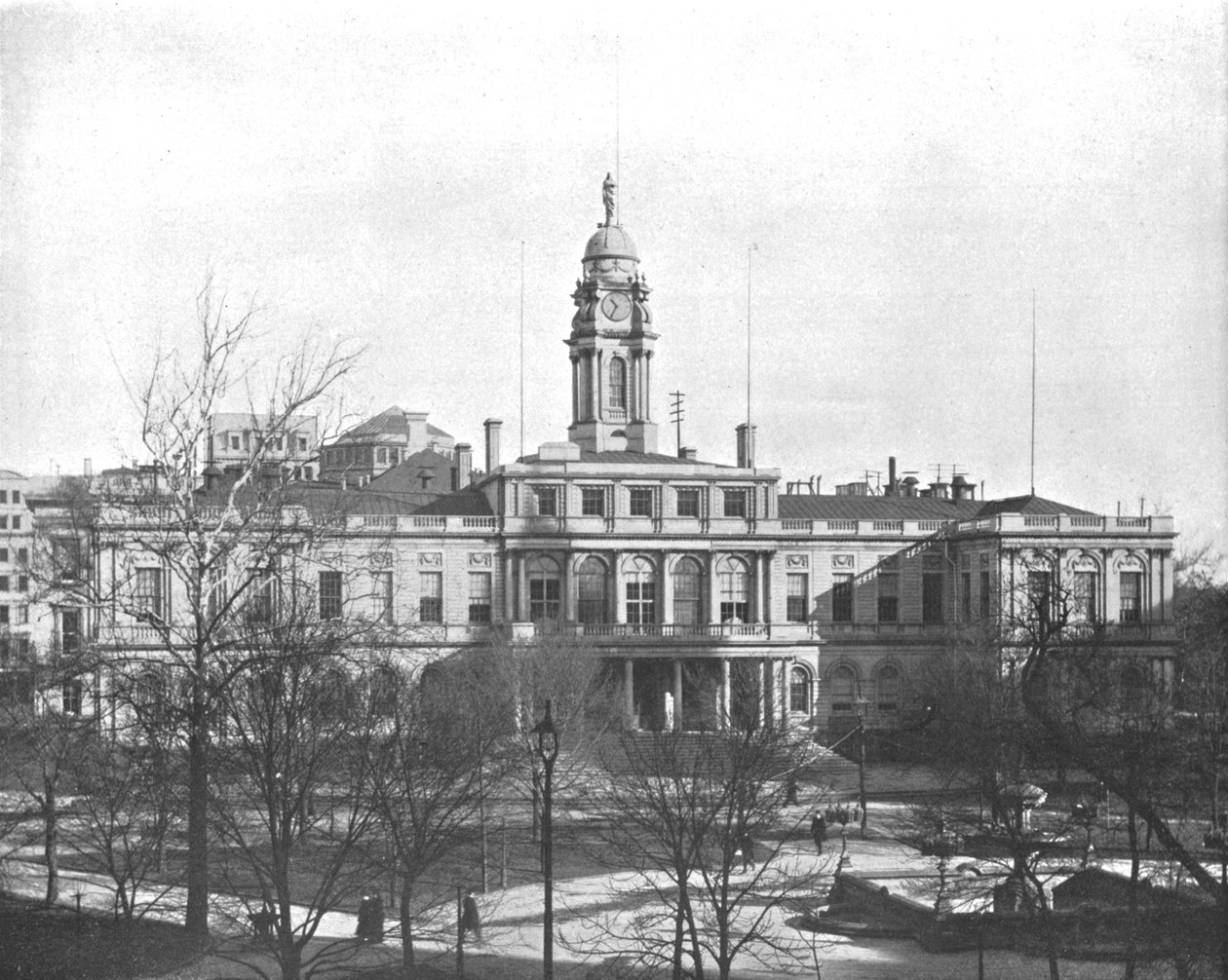 Stadshuset, New York, USA, c1900. av Unbekannt