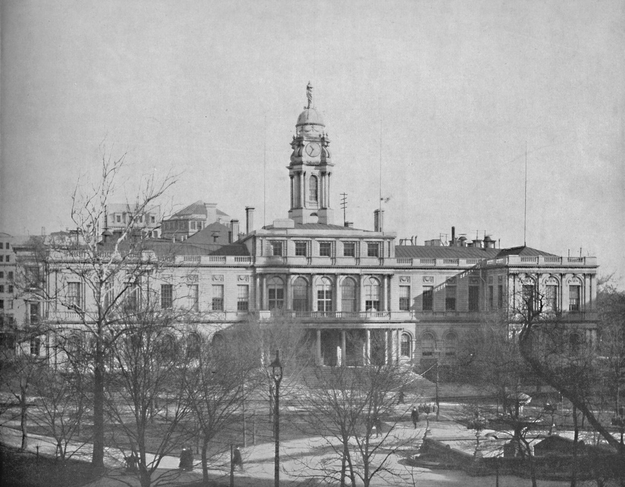 Stadshuset, New York, c1897. av Unbekannt