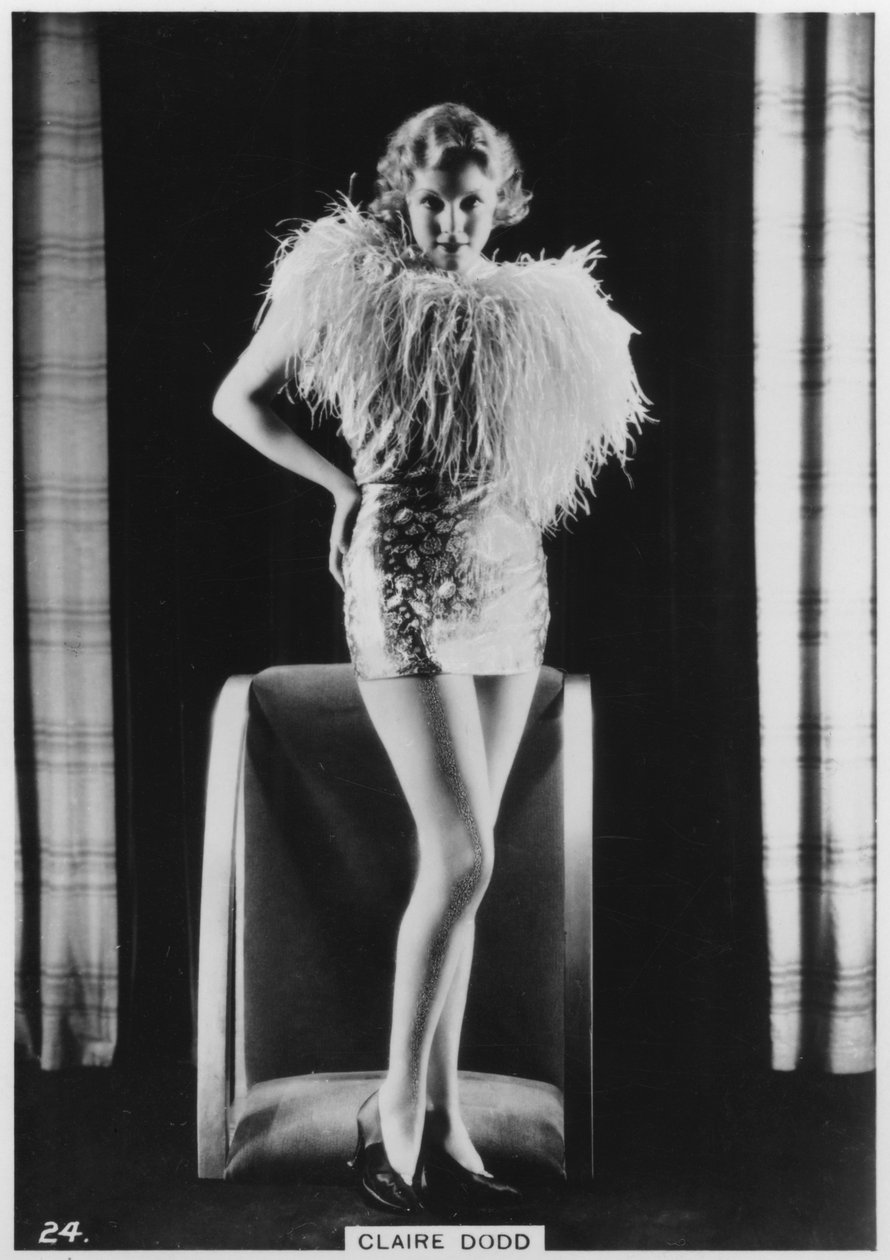 Claire Dodd, amerikansk filmskådespelerska, c1938 av Unbekannt
