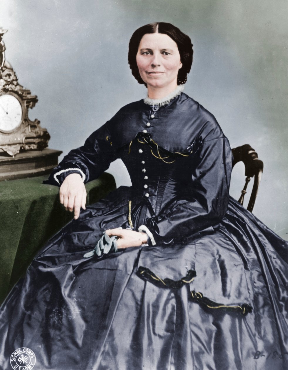 Clara Barton 1821-1912, grundare av den amerikanska avdelningen av Röda Korset av Unbekannt