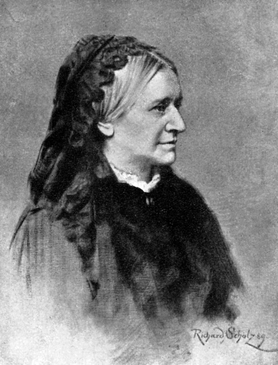 Clara Josephine Wieck Schumann, 1819-1896, ledande pianister inom romantiken, 1909 av Unbekannt