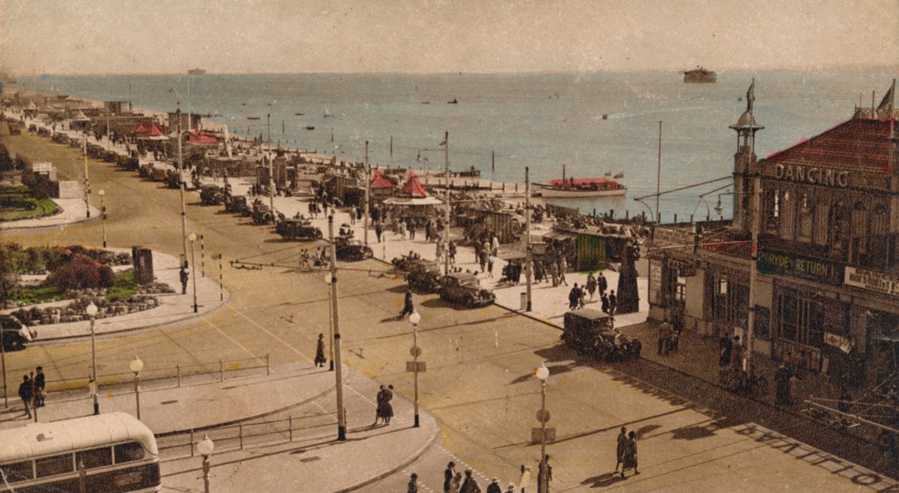 Clarence Esplanade and Pier, Southsea, Hampshire, c1930-talet av Unbekannt