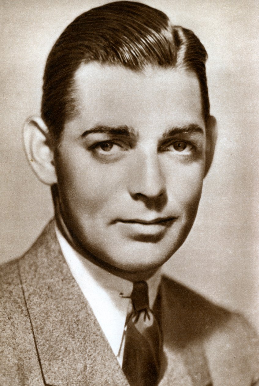 Clark Gable, amerikansk skådespelare, 1933 av Unbekannt
