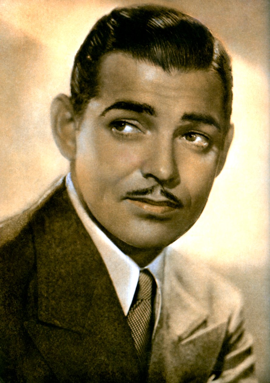 Clark Gable, amerikansk skådespelare, 1934-1935 av Unbekannt