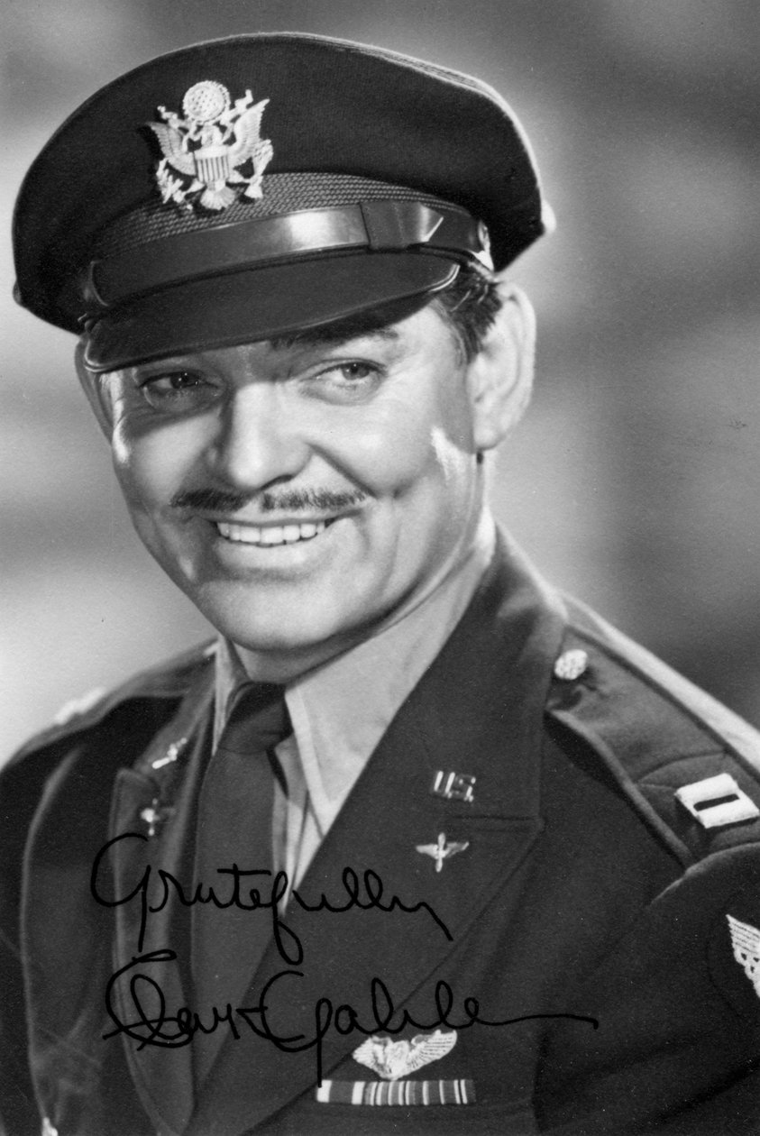 Clark Gable, amerikansk skådespelare, c1942-1945 av Unbekannt