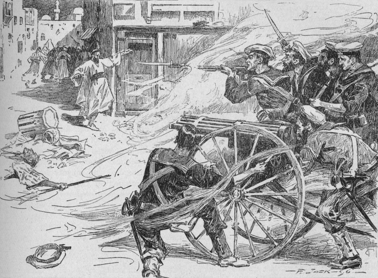 Rensa gatorna i Alexandria, c1896, 1902 av Unbekannt