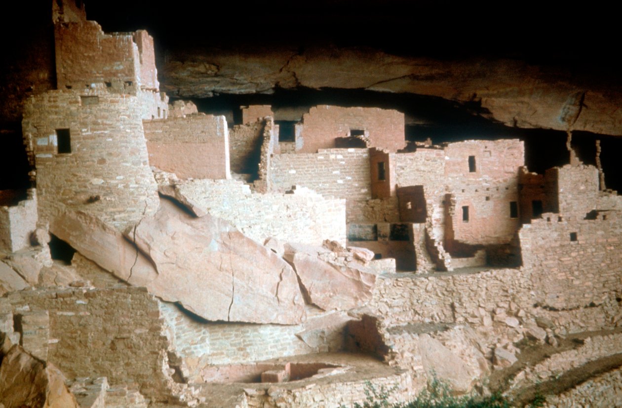 Cliff Palace, indian, Mesa Verde, Colorado, USA, 1100-1200-talet av Unbekannt