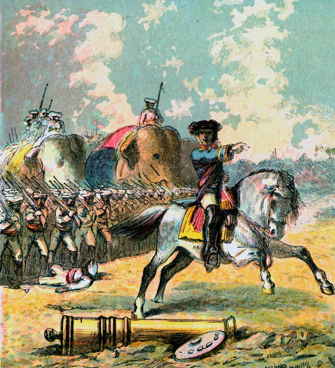 Clives segrar i Indien, c1850-talet av Unbekannt
