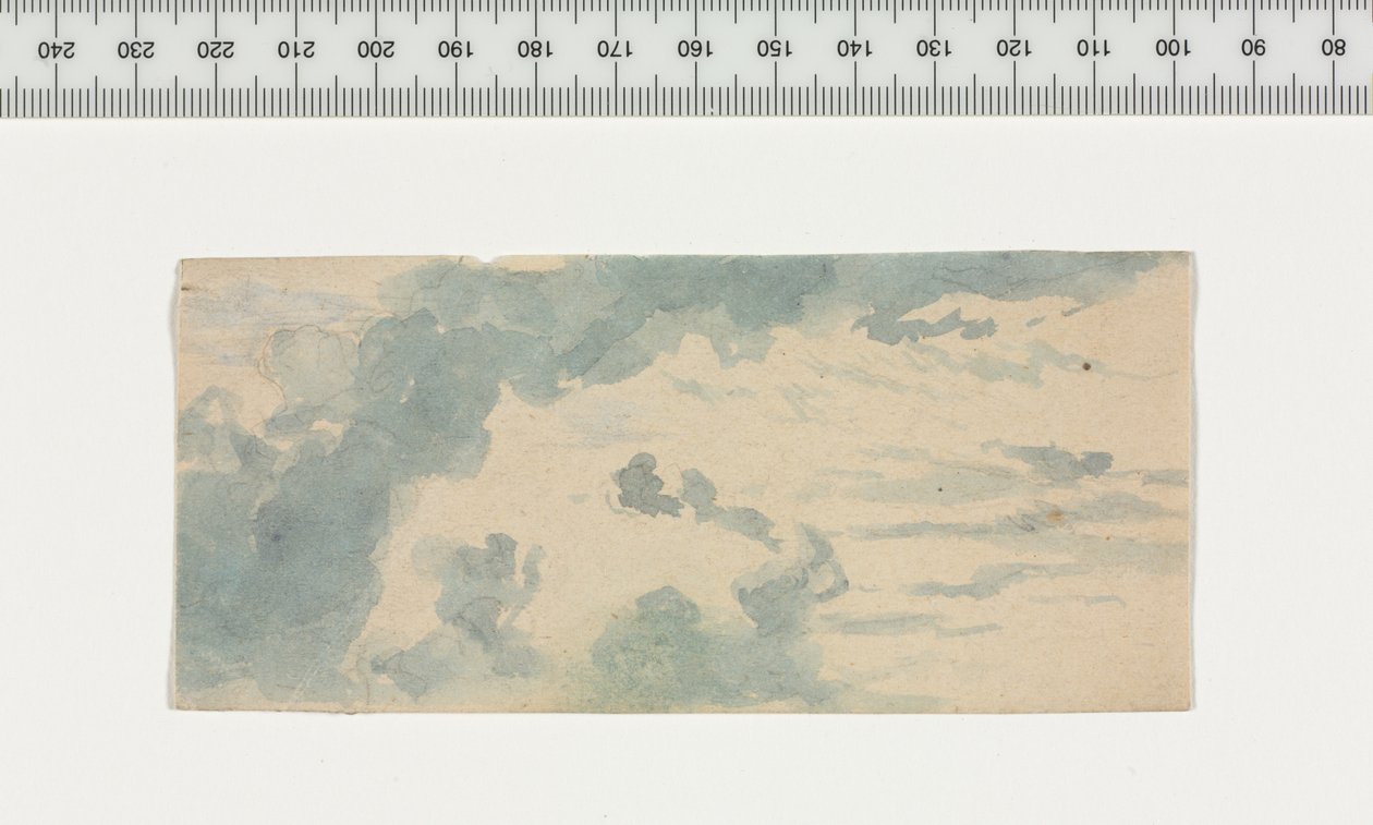 Molnstudie, 1800-talet. av Unbekannt