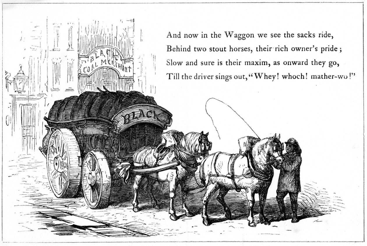 Kolleveransvagn, 1860 av Unbekannt