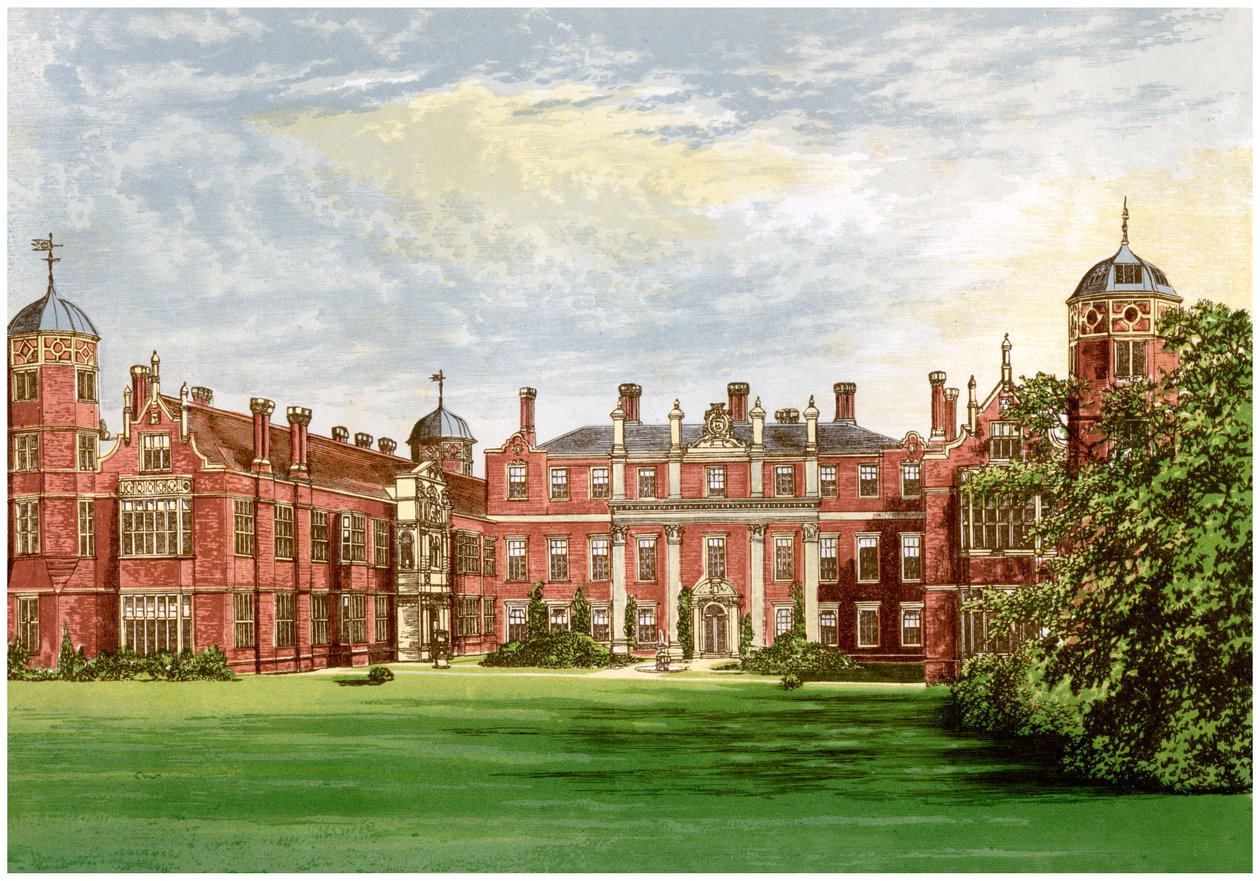 Cobham Hall, Kent, hem för Earl of Darnley, c1880 av Unbekannt