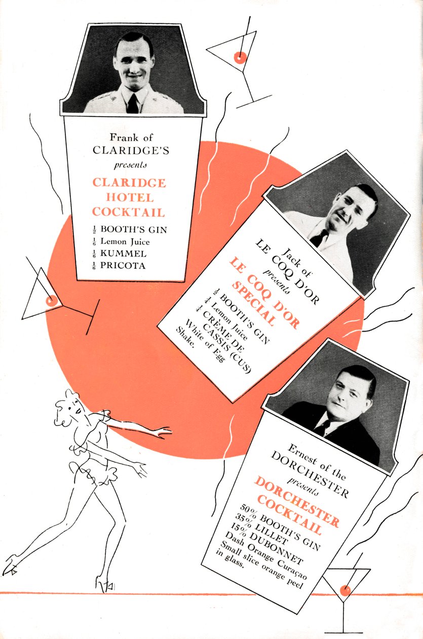 Cocktailrecept, c1935 1935. av Unbekannt