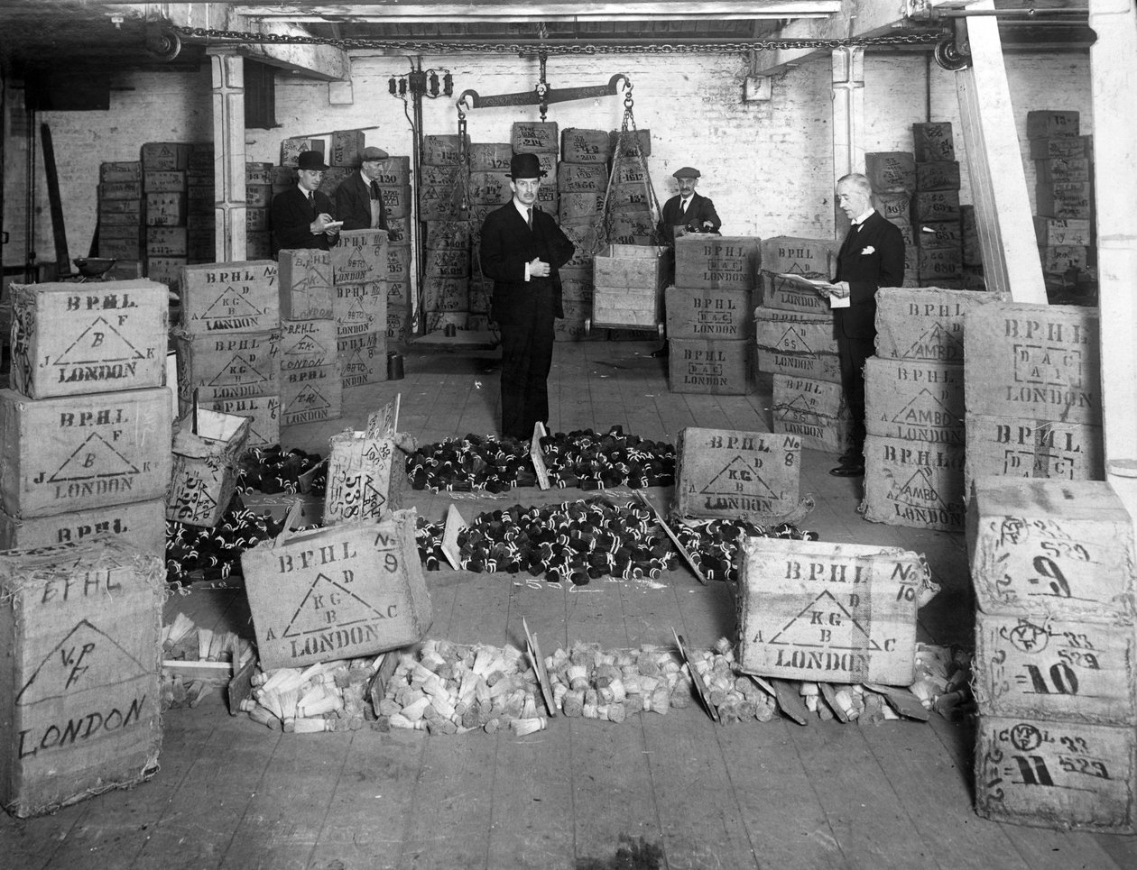 Kokosnötsproduktion, 1900-talet av Unbekannt