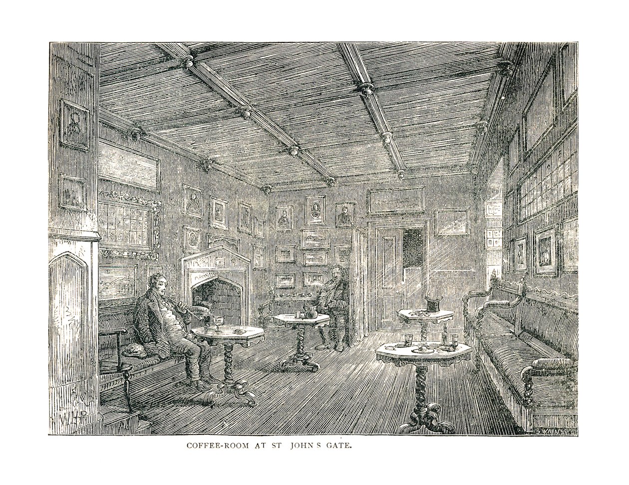 Kafferum vid St. Johns Gate, 1878 av Unbekannt