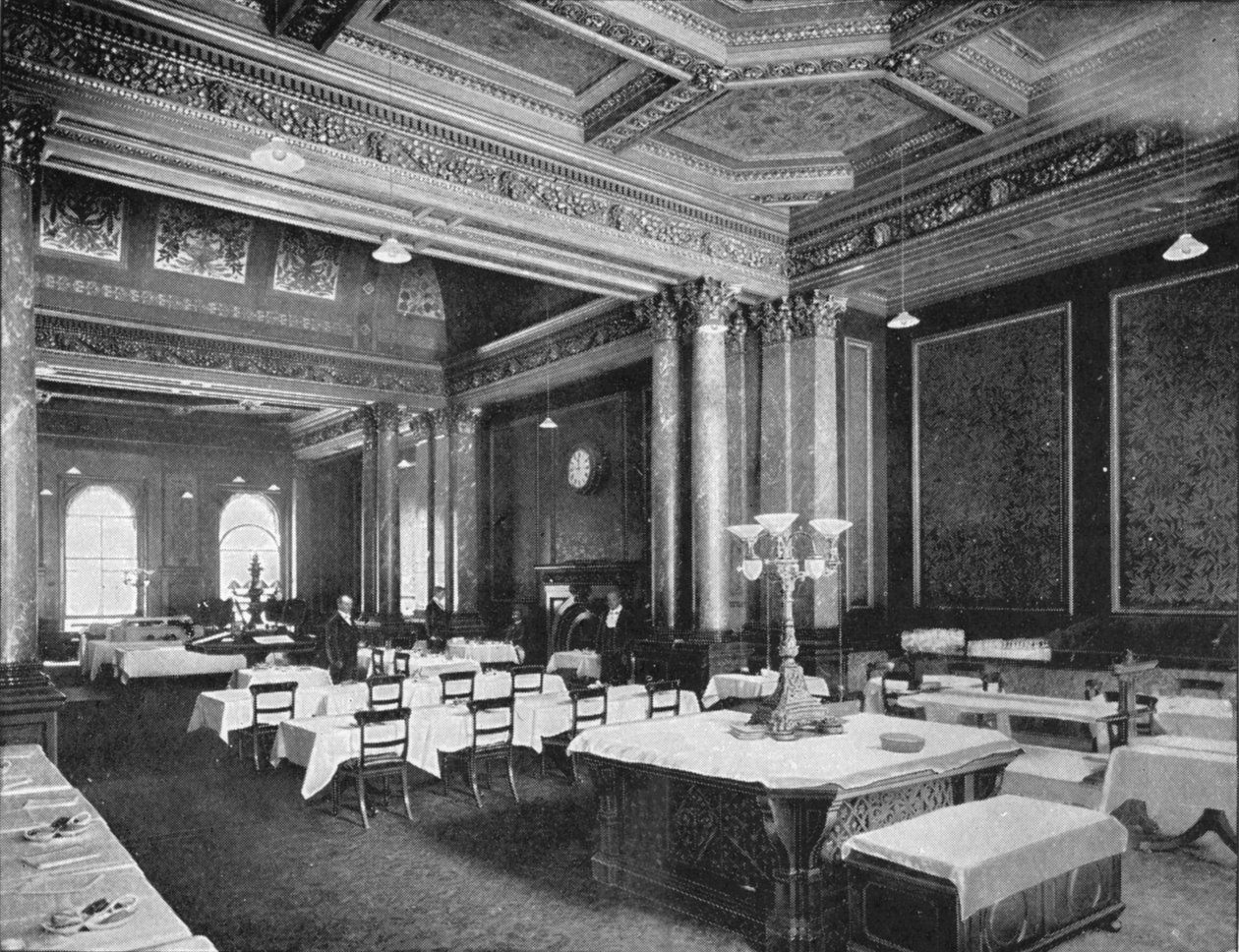 Kafferum på Carlton Club, London, c1900 1901 av Unbekannt