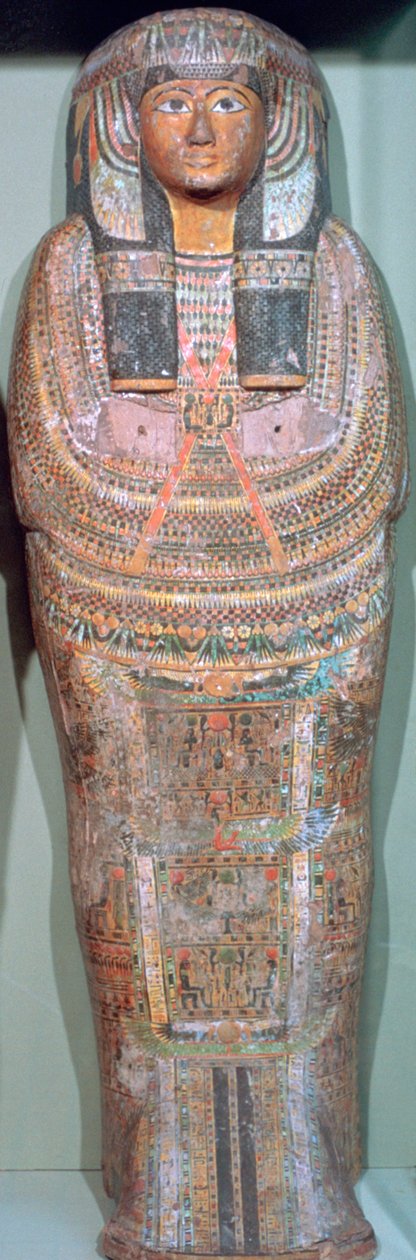 Kista för den fornegyptiske prästen Khons-Da-Khred, c1085 f.Kr. av Unbekannt