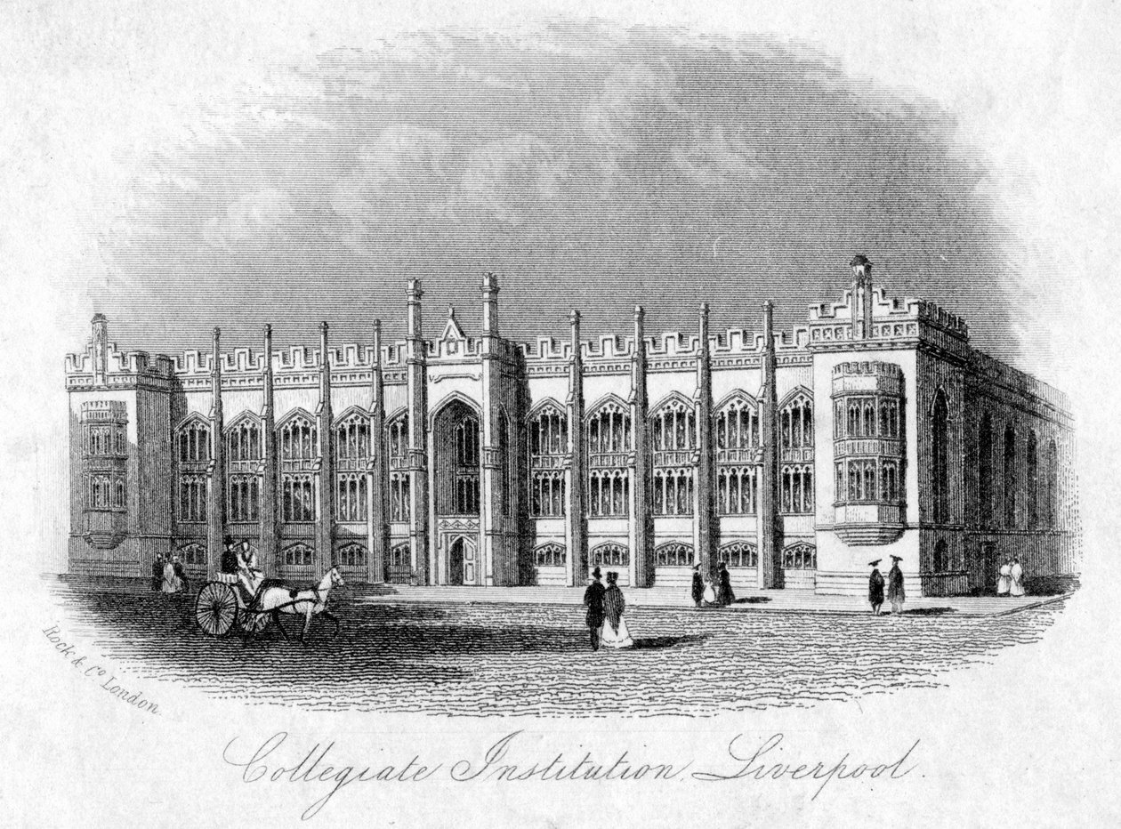 Collegiate Institution, Liverpool, c1870-talet av Unbekannt