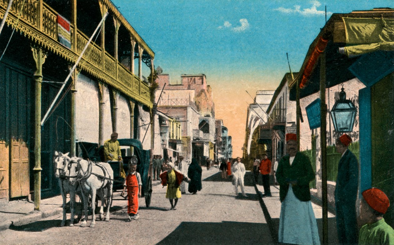 Colmar Street, Suez, Egypten, 1900-talet av Unbekannt