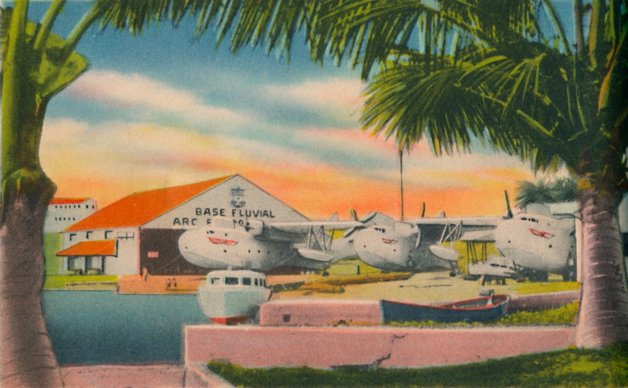 Colombianska flottans flodbas, Barranquilla, c1940-talet av Unbekannt