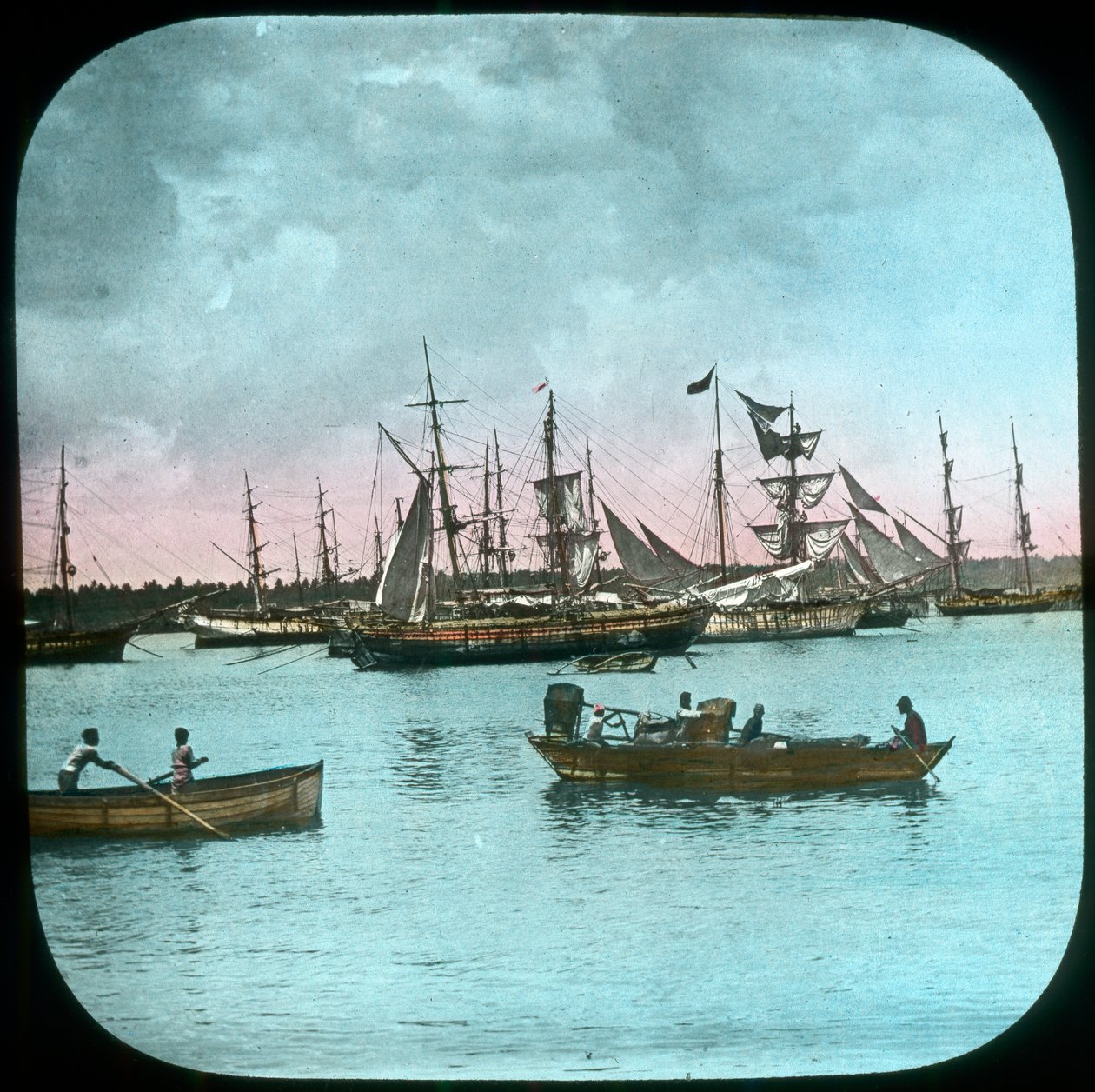 Colombo Harbour, Ceylon, sent 1800-tal eller tidigt 1900-tal av Unbekannt