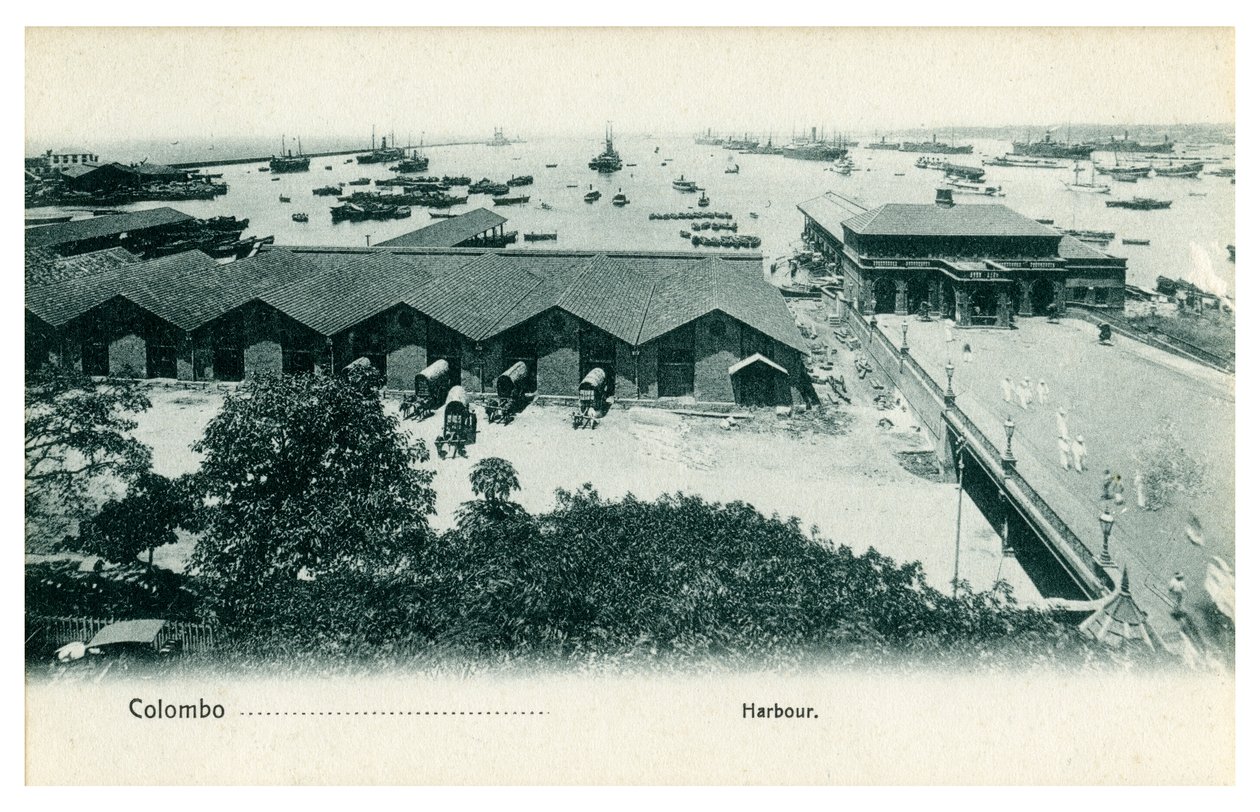 Colombo hamn, Ceylon, tidigt 1900-tal av Unbekannt