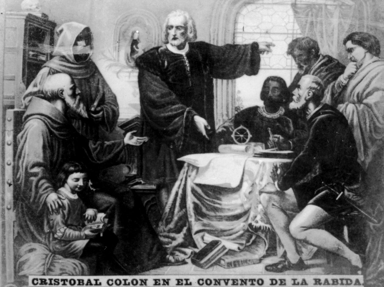 Columbus i Rabida, 1400-talet, 1920-talet av Unbekannt