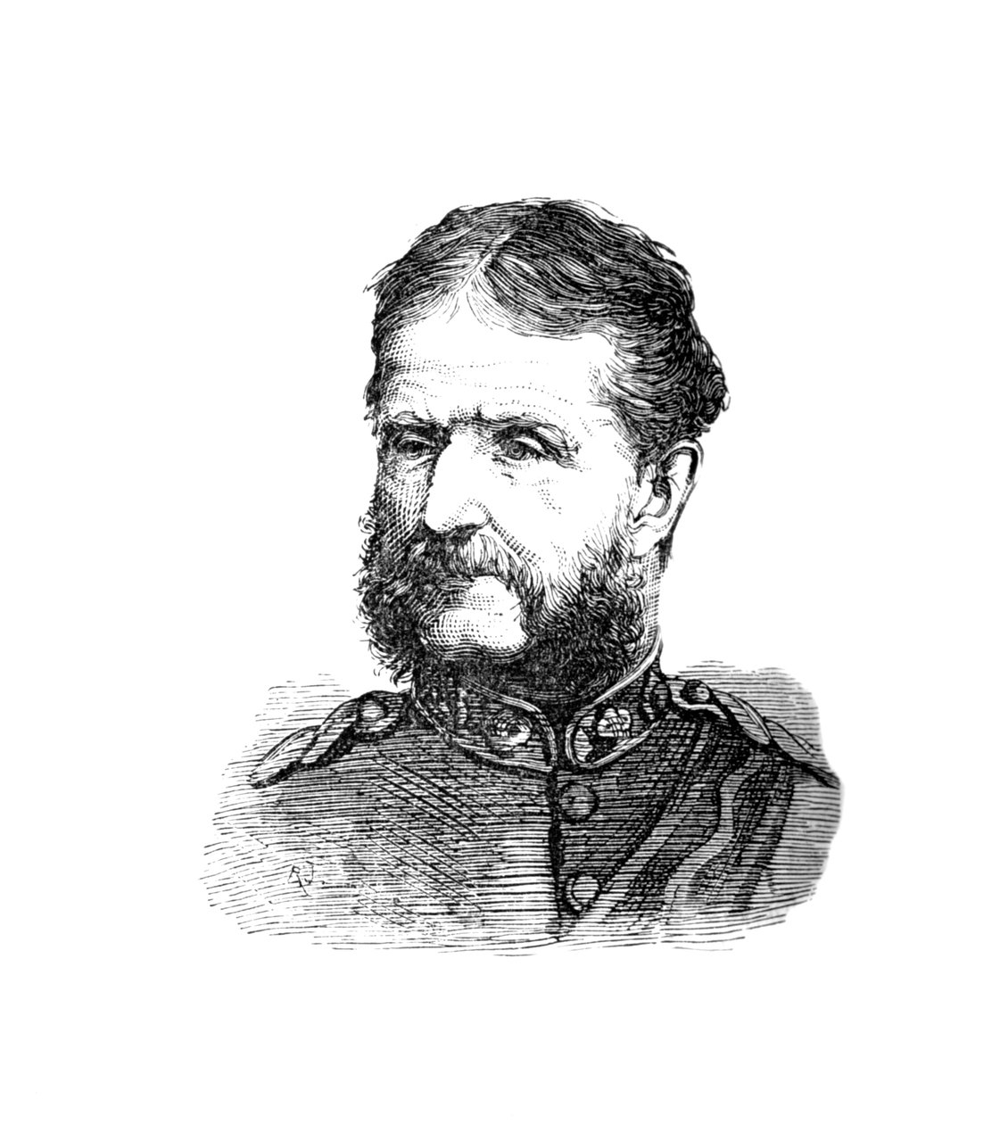 Överste Nugent, chef för de kungliga ingenjörerna, c1882 av Unbekannt