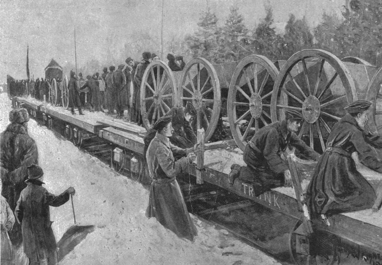 Kolonialtrupper för Sydafrika, 1900: Kanadensiskt artilleri rycktes in i Ottawa, 1901. av Unbekannt