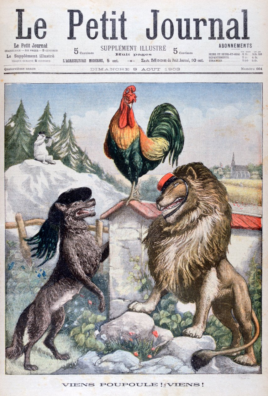 Kom tupp, kom!, 1903 av Unbekannt
