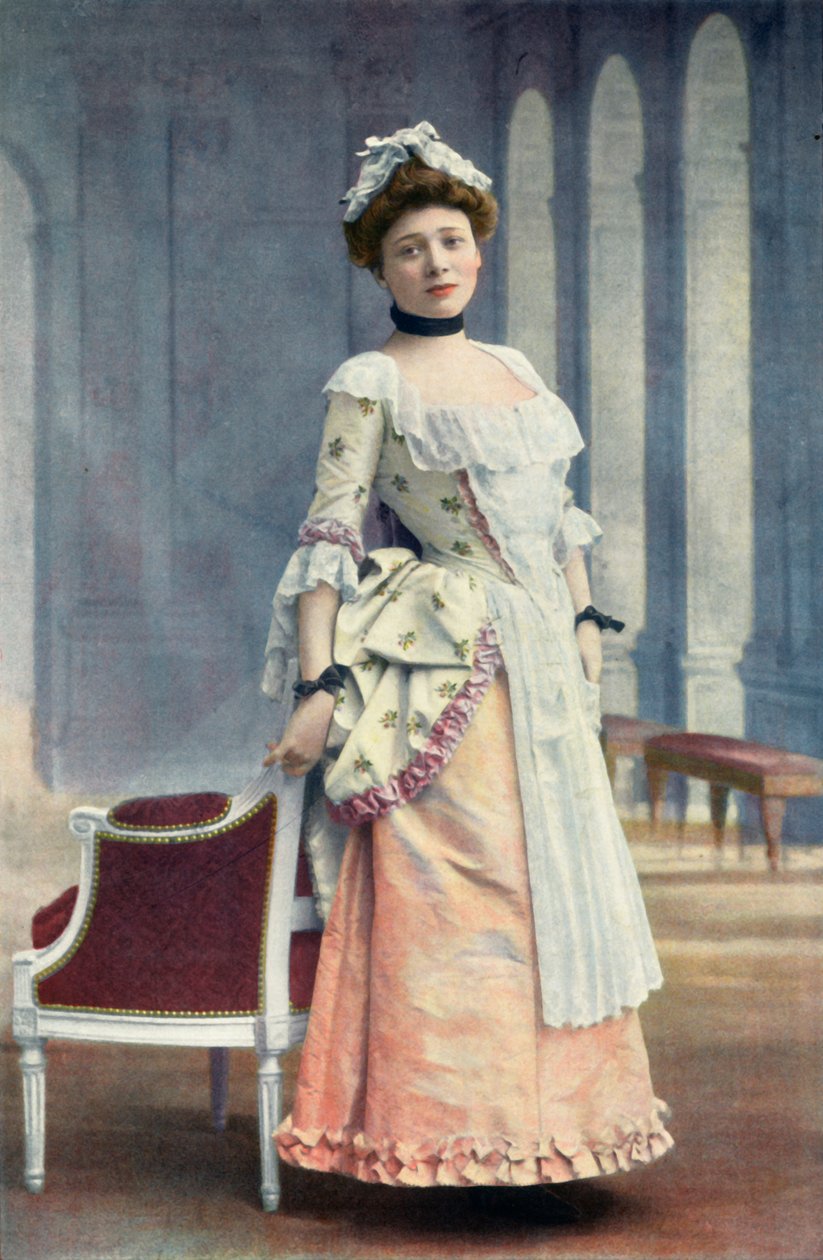 Fransk komedi. Fröken Marie Leconte. Lisettes roll. - The Game Of Love And Chance, 1904. av Unbekannt