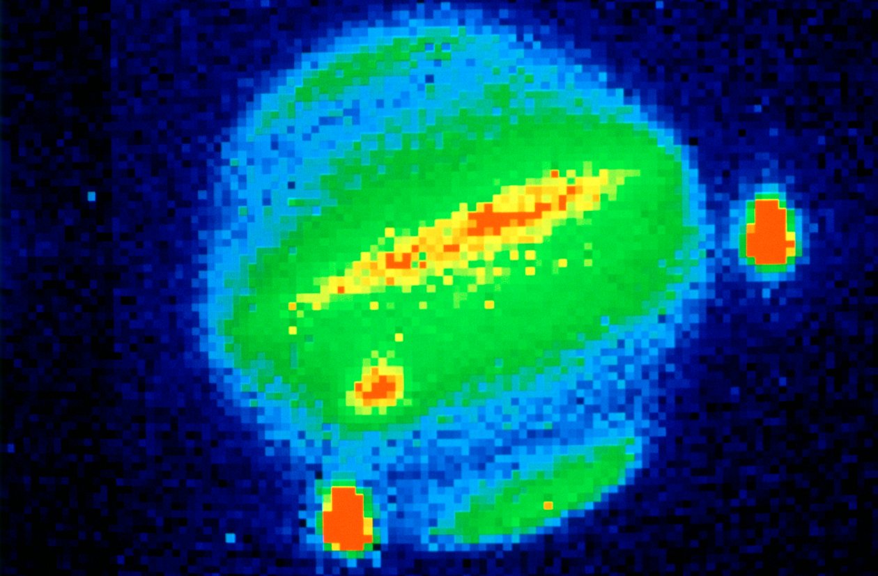 Kometen Shoemaker-Levy kolliderar med Jupiter, 20 juli 1994 av Unbekannt