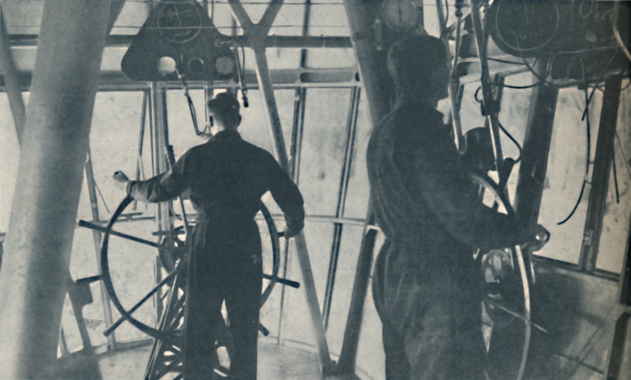 Komfort för passagerare och kabinen av en fantastisk centralkontroll, c1935 av Unbekannt