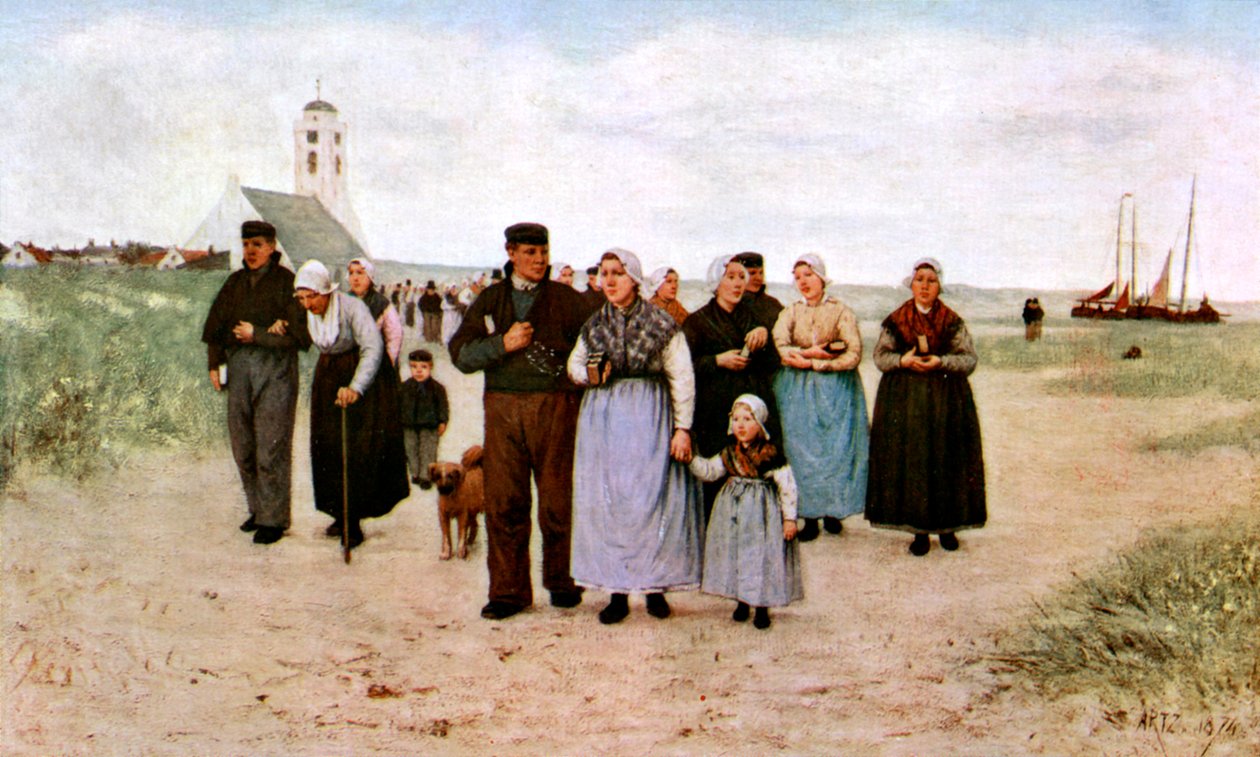 Kommer från kyrkan, 1926 av Unbekannt