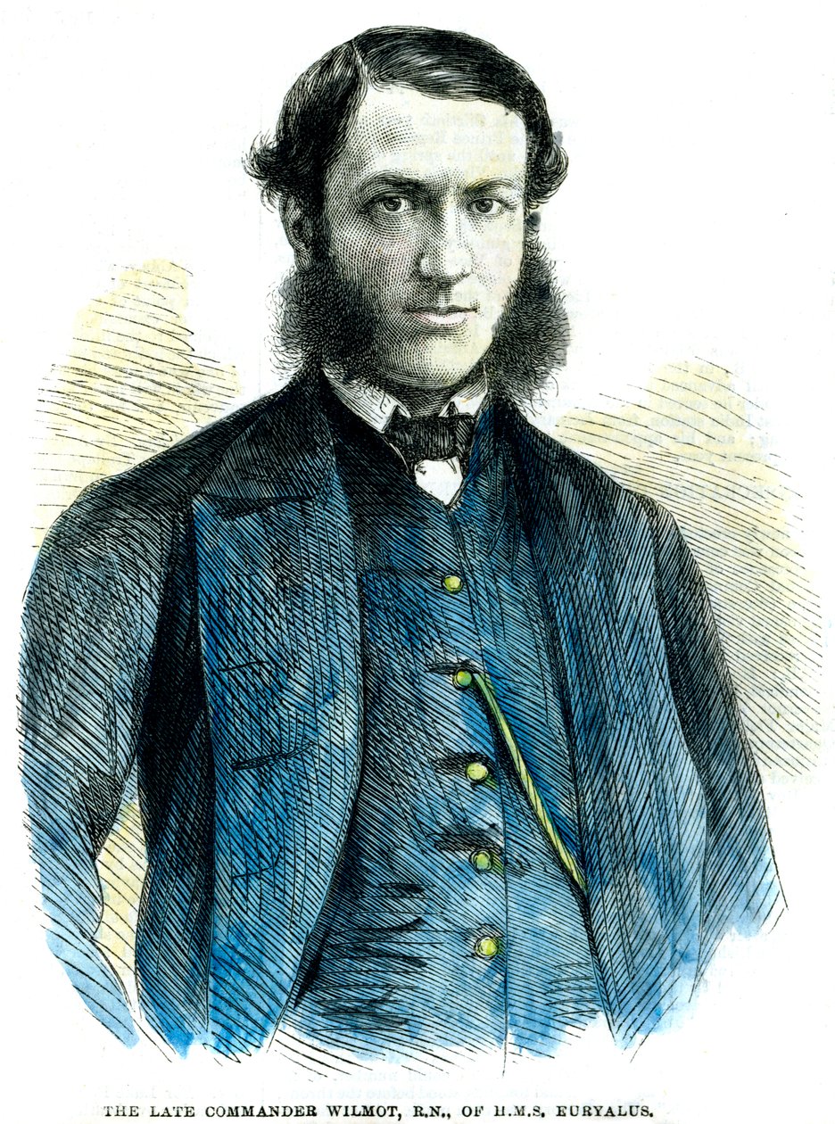 Kommendör Wilmot, från HMS Euryalus, 1863 av Unbekannt