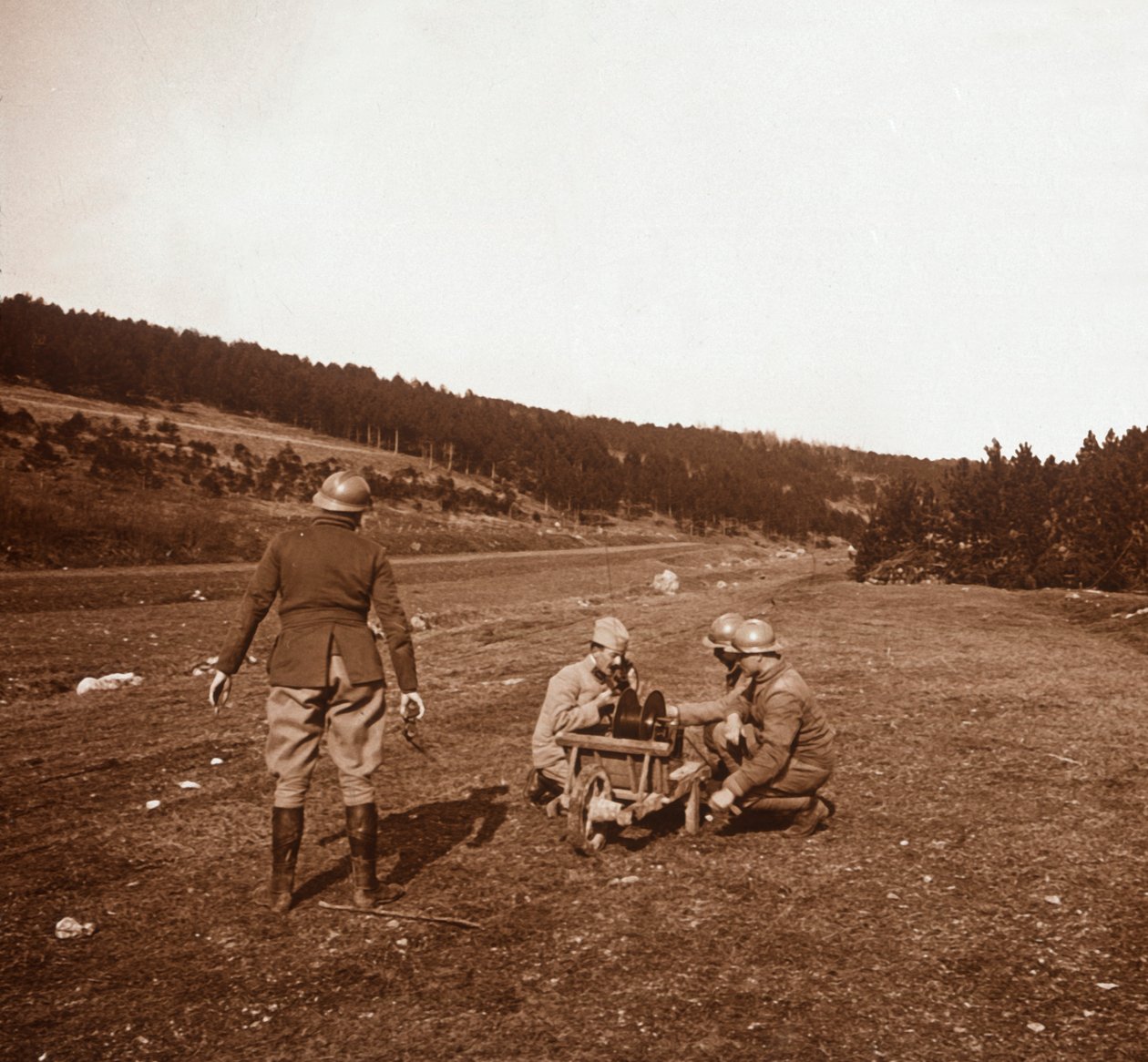 Communications, Genicourt, norra Frankrike, c1914-c1918 av Unbekannt