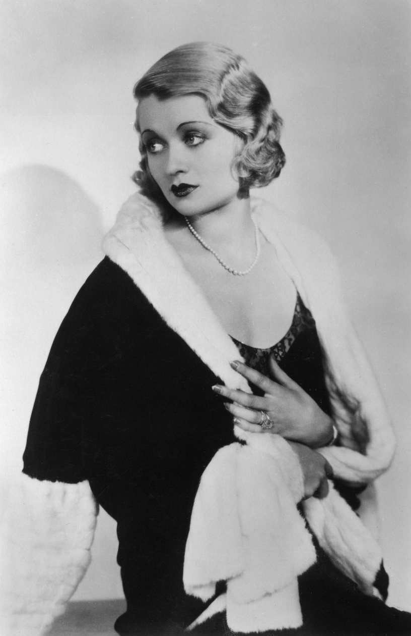 Constance Bennett 1904-1965, amerikansk skådespelerska, 1900-talet av Unbekannt