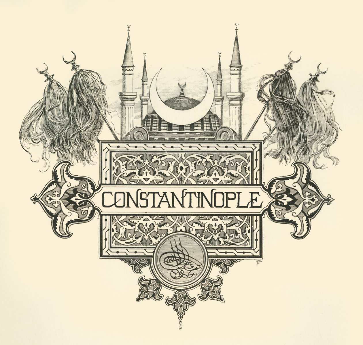 Konstantinopel, sent 1800-tidigt 1900-tal. av Unbekannt