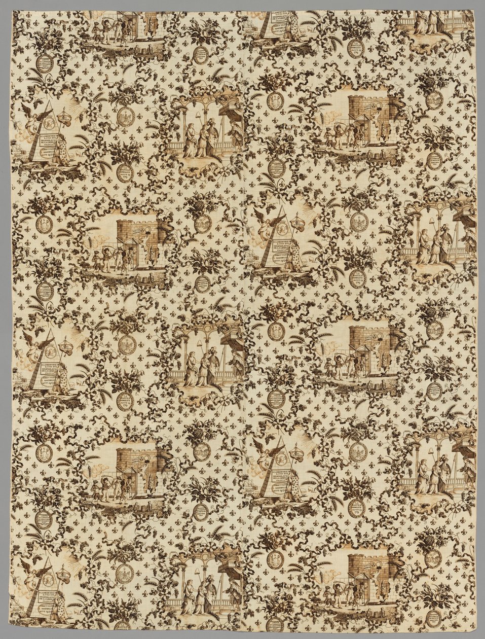 Koppartryckt linne, 1789-1791. av Unbekannt