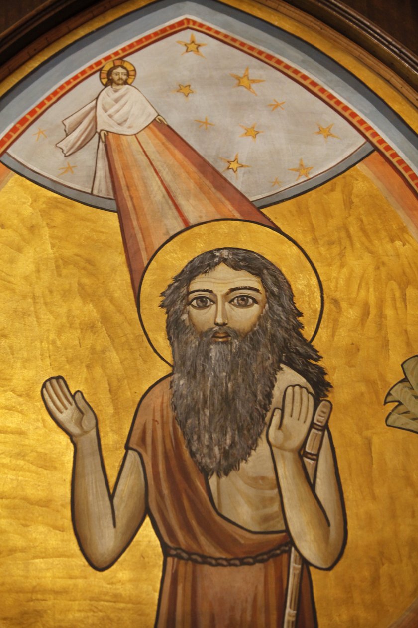 Koptisk ikon Kairo Egypten av Unbekannt