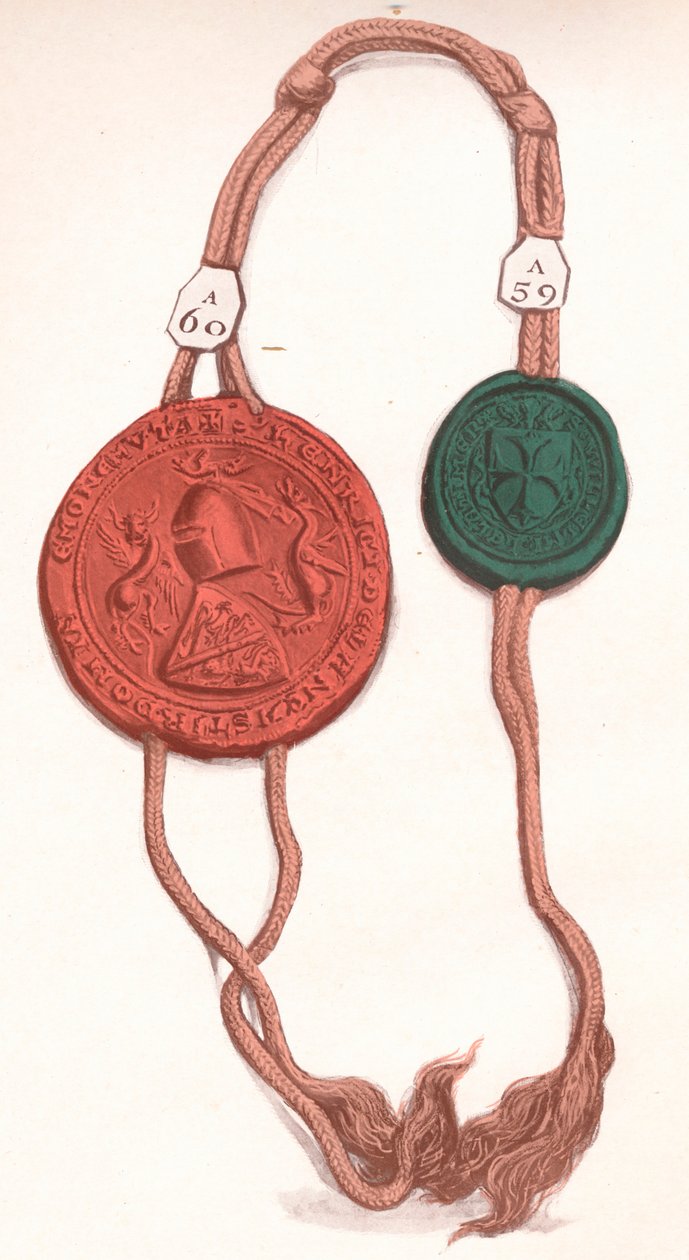 Cord V. Henry, Earl of Lancaster och Leicester & William le Latimer, Lord of Corby, 1904 av Unbekannt